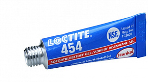 Клей моментальный цианоакрилатный общего назначения гелеобразный LOCTITE 454 3гр ( без колпачка)
