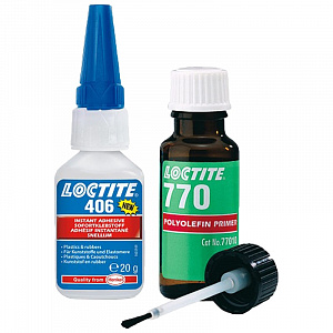 Набор для склеивания полиолефинов и жирных пластмасс LOCTITE 406 / LOCTITE SF 770 KIT (142457)