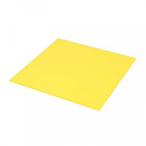 Мегастикеры суперклейкие Super Sticky, желтый неон, 28 см x 28 см, 30 листов