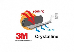 Пленка Crystalline 90 Оконная Автомобильная солнцезащитная, 1,524 х 30,48 м