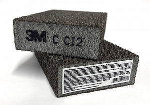 Губка четырехсторонняя, CRS, жесткая, 96 мм х 66 мм х 25 мм, № 63219, 24 шт./уп.