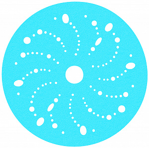 Круг абразивный, синий, с мультипылеотводом, 220, 150 мм 325U №51376