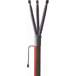 Муфта концевая холодной усадки для 3-жильного кабеля с изоляцией из СПЭ на 10 кВ, 3x50-70 мм2