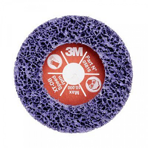 Круг для очистки поверхности XT-DB, S XCS, фиолетовый, 115 мм х 22 мм, № 05816, 10 шт./кор.