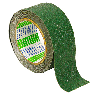 Противоскользящая лента Nitto, AS-127, 50 мм х 5 м, для неровных поверхностей, алюминиевая, зеленая