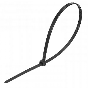 Хомут кабельный, черный, устойчивый к УФ, 200 x 3,6 мм (1 упак./100 шт.)