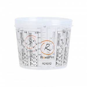 Ёмкость пластиковая для смешивания красок RoxelPro  1,4 л