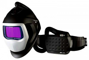 Щиток защитный лицевой сварщика 9100 AIR со светофильтром 9100XX и блоком ADFLO
