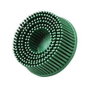 Круг Scotch-Brite™ Roloc™ Bristle RD-ZB, P50, зеленый, 50 мм, № 07524, 10 шт./уп.