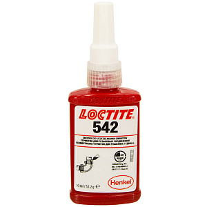 Уплотнитель резьбовой, текучий LOCTITE 542 50ml