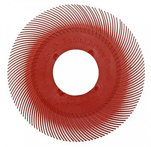 Круг абразивный Bristle RB-ZB, тип С, 220, красный, 50 мм х 9.5 мм