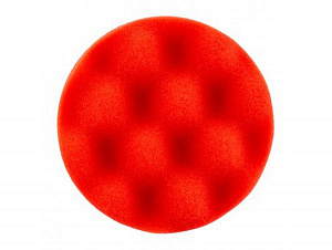 Круг полировальный , рельефный, поролоновый, красный, 80 мм, № 65875, 200 шт./уп.