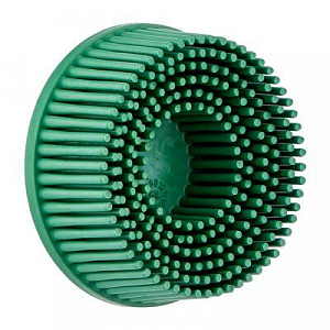 Круг Scotch-Brite™ Roloc™ Bristle RD-ZB, P50, зеленый, 75 мм, № 07526, 10 шт./уп.